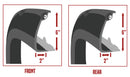 Fender Flares for 2021-25 Ford F150 (Excluding Raptor and Lightning)