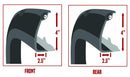 Fender Flares for 2002-08 Dodge Ram 1500 & 2003-09 Dodge Ram 2500/3500 - Galaxy Auto CA