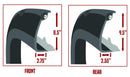 Fender Flares for 2011-16 Ford F250/F350/F450/F550 - Galaxy Auto CA