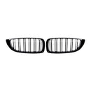 Kidney Grilles for 2014-20 BMW 4-Series F32/F33/F36 (Gloss Black Dual Slat) - Galaxy Auto CA