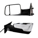 Towing Mirrors for 2010-18 Dodge Ram & 2019-23 Ram 1500 Classic/Warlock