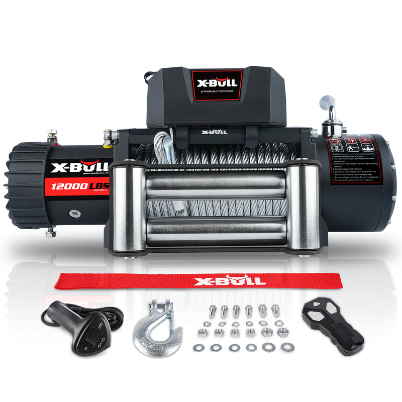 X-BULL 10000LBS/12000LBS Electric Winch