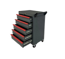 5-Drawer Tool Chest – Rolling Tool Cabinet with Lock & Wheels, Metal Storage Cart