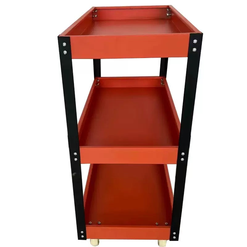 3-Tier Utility Tool Cart with Wheels and Handle