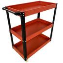 3-Tier Utility Tool Cart with Wheels and Handle