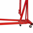 2-Ton Hydraulic Engine Hoist – Heavy-Duty Folding Shop Crane with Wheels