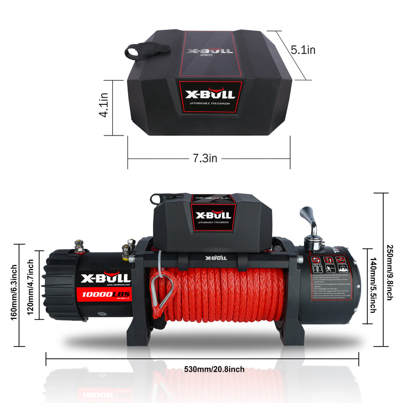 X-BULL 10000LBS/12000LBS Electric Winch