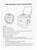Portable Camping Toilet – Convenient, Comfortable & Ready for Any Adventure | 10L & 20L