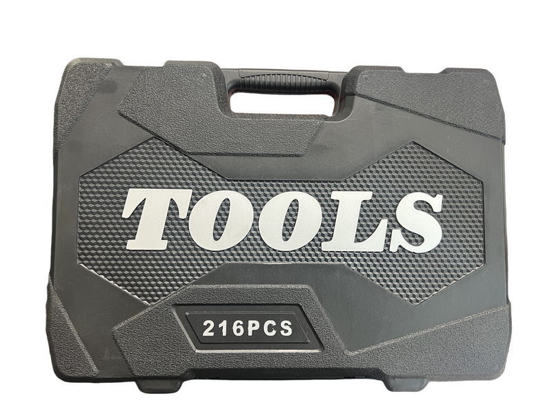 216 PCS Chrome Vanadium Socket Tool Kit