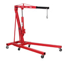 2-Ton Hydraulic Engine Hoist – Heavy-Duty Folding Shop Crane with Wheels