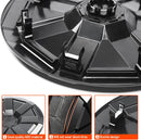 Black ABS Wheel Covers for 2024-25 Tesla Cybertruck