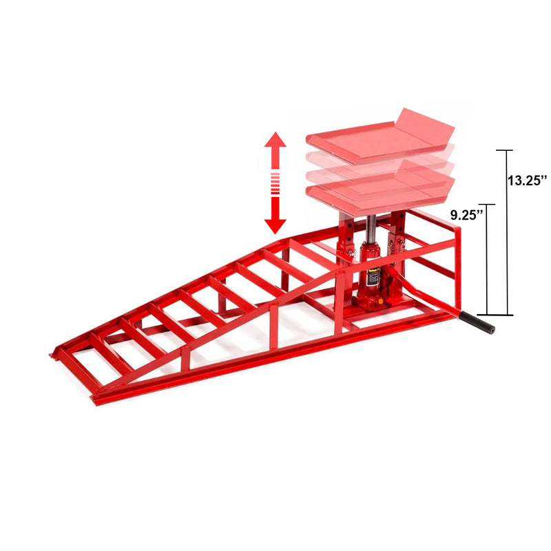 2 Pack Hydraulic Car Ramps