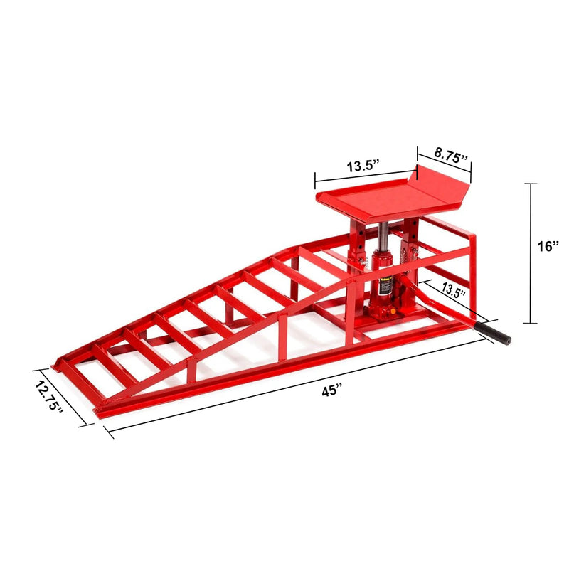 2 Pack Hydraulic Car Ramps