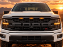 New Arrival | Raptor Style Front Grille with Amber LED Lights for 2024–2025 Ford F-150 （XL/STX/XLT/Tremor）