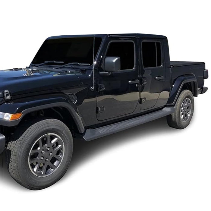 6" Flat Running Boards for 2020-24 Jeep Gladiator JT (4-Door Only)