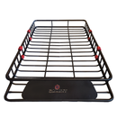Steel Roof Cargo Basket - 44" x 39" x 6" - Fits Most Vehicles - Galaxy Auto CA