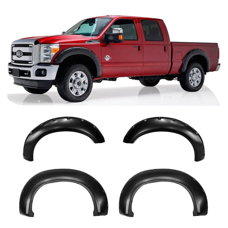 Fender Flares for 2011-16 Ford F250/F350/F450/F550 - Galaxy Auto CA