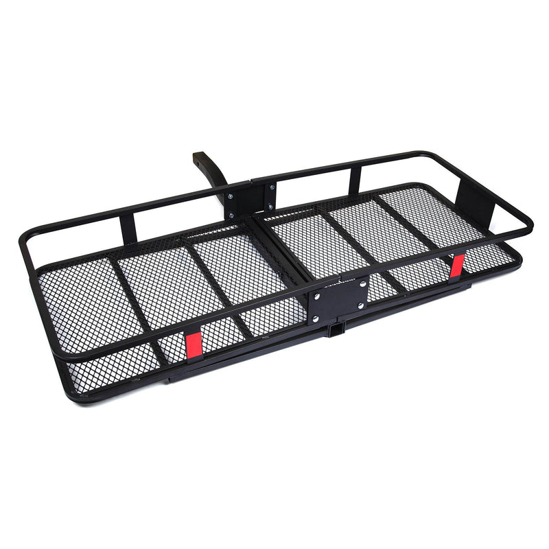Steel Cargo Carrier | 60" x 24" | Fits All 2" Hitch Receivers - Galaxy Auto CA