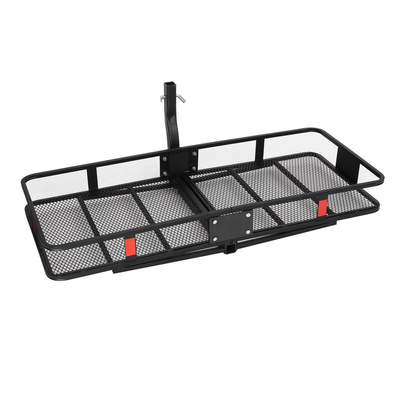 Steel Cargo Carrier | 60" x 24" | Fits All 2" Hitch Receivers - Galaxy Auto CA