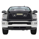 Black Stainless Steel Wire Mesh Grille for 2013-18 Dodge Ram 2500/3500 - Galaxy Auto CA
