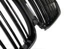 Kidney Grilles for 2019-22 BMW X5 G05 (Gloss Black Dual Slat)
