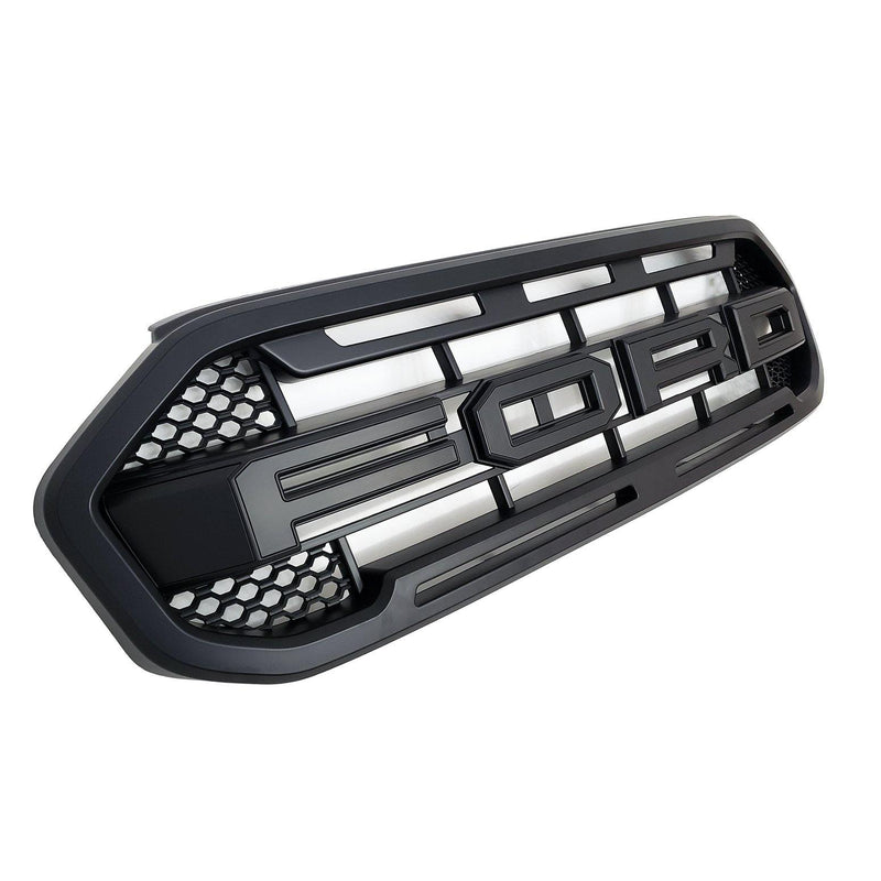 Ford Ranger Raptor Redr Grill Raptor Style Grille for 2019-23 Ford Ranger (Matte Black)