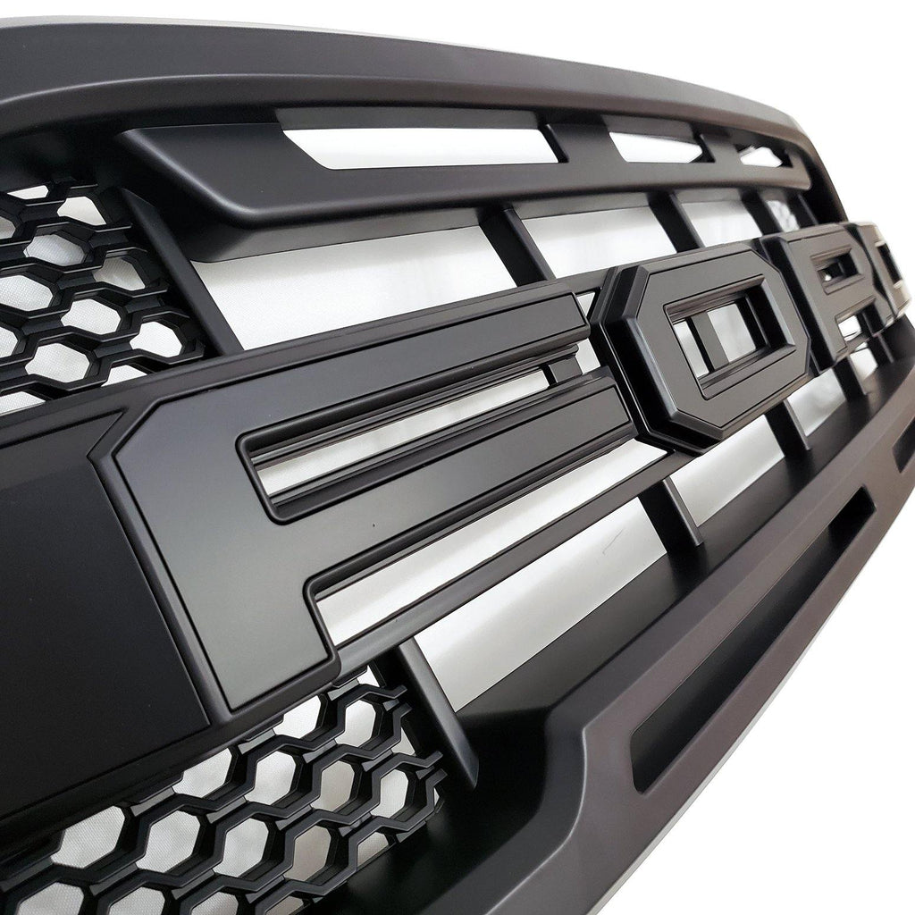 Ford Ranger Raptor Redr Grill Raptor Style Grille for 2019-23 Ford Ranger (Matte Black)