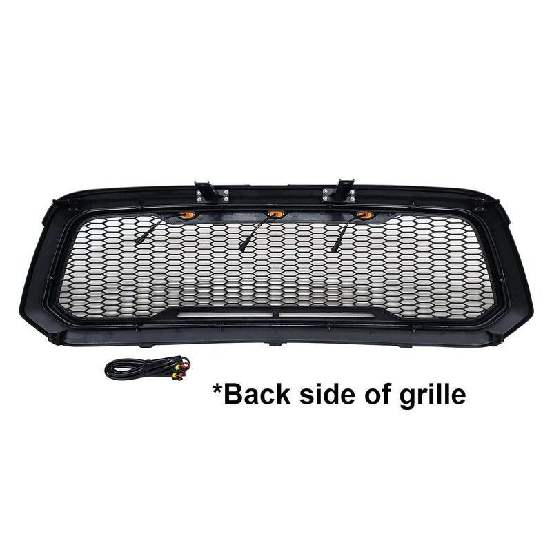 Honeycomb Mesh Grille for 2013-18 Dodge Ram 1500 & 2019-21 Ram 1500 Classic/Warlock - Galaxy Auto CA