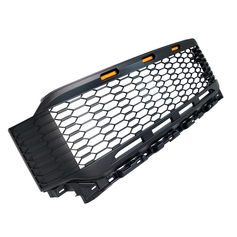 Honeycomb Mesh Grille for 2021-23 Ford F150 (Matte Black)