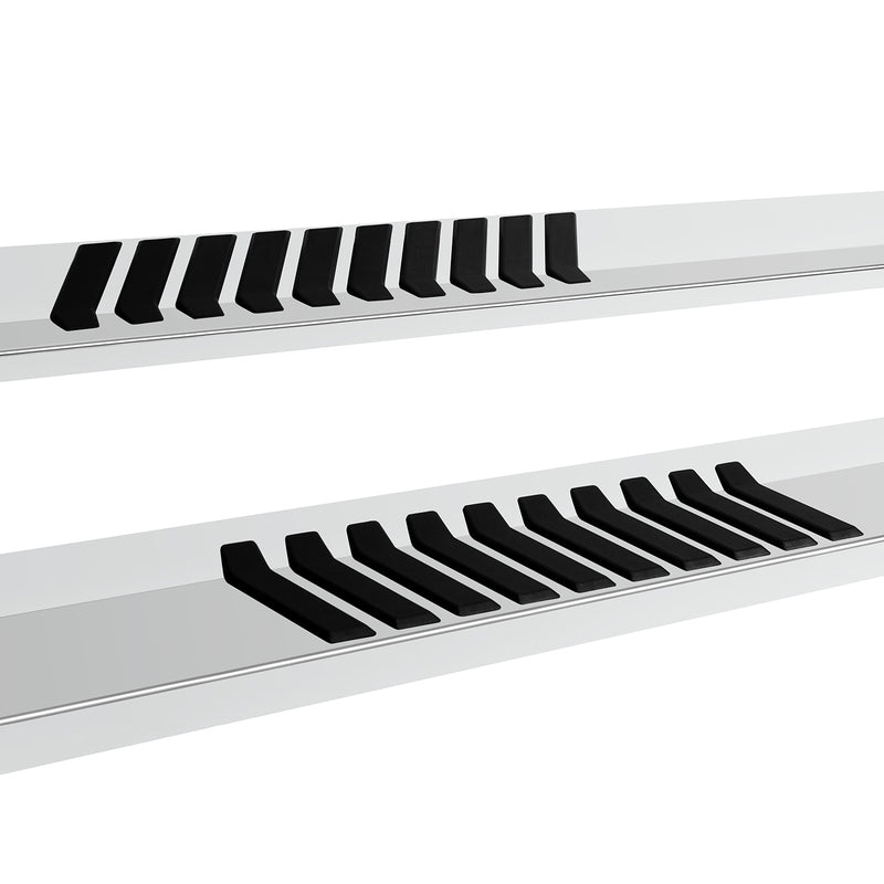 6" Flat Running Boards for 2019-24 Dodge Ram 1500 Crew Cab (Excluding Classic/Warlock Models)