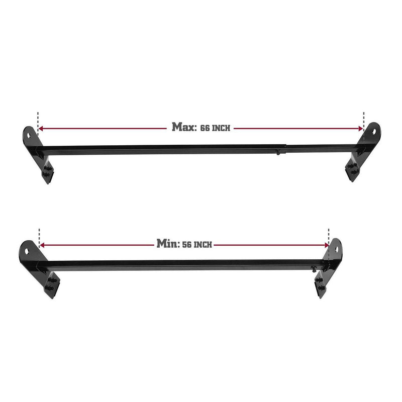 Roof Ladder Rack for Vans with Rain Gutters - Galaxy Auto CA