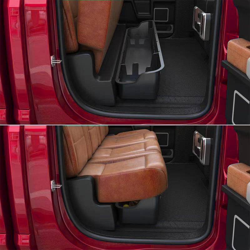 Under Seat Storage Box for 2015-21 Ford F150 SuperCrew 4 Door - Galaxy Auto CA