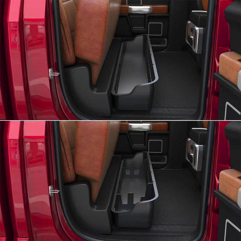 Under Seat Storage Box for 2015-21 Ford F150 SuperCrew 4 Door - Galaxy Auto CA