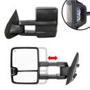 Towing Mirrors for 2003-06 Chevy Silverado/GMC Sierra (Black with Smoked Signals) - Galaxy Auto CA