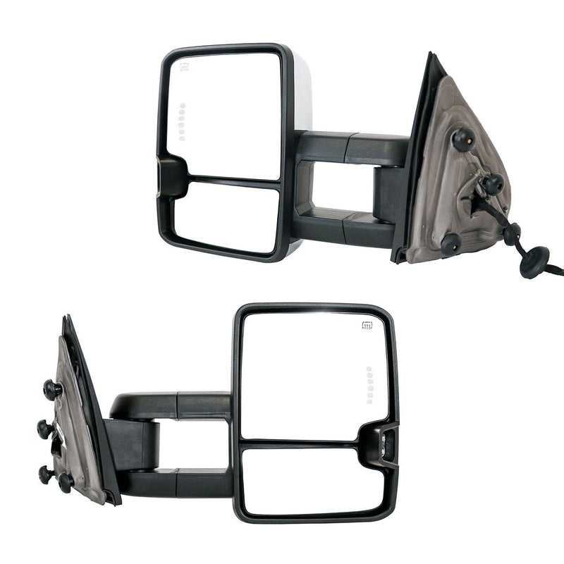 Towing Mirrors for 2014-18 Chevy Silverado/GMC Sierra 1500 & 2015-19 Silverado/Sierra 2500/3500