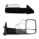 Power Folding Towing Mirrors for 2010-18 Dodge Ram & 2019-23 Ram 1500 Classic/Warlock