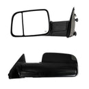 Power Folding Towing Mirrors for 2010-18 Dodge Ram & 2019-23 Ram 1500 Classic/Warlock