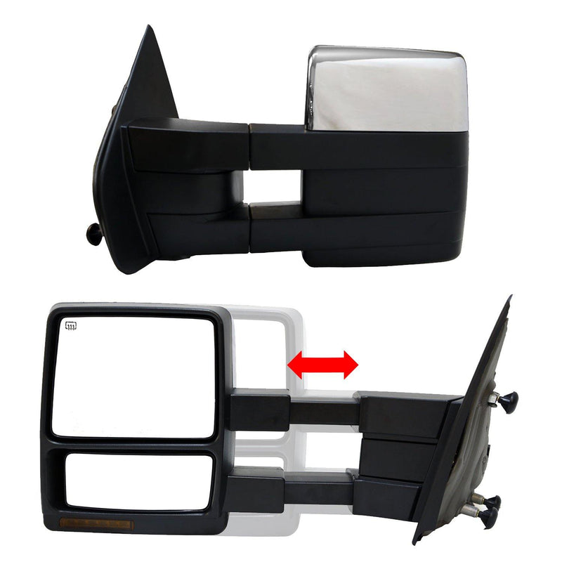 Towing Mirrors for 2007-14 Ford F150