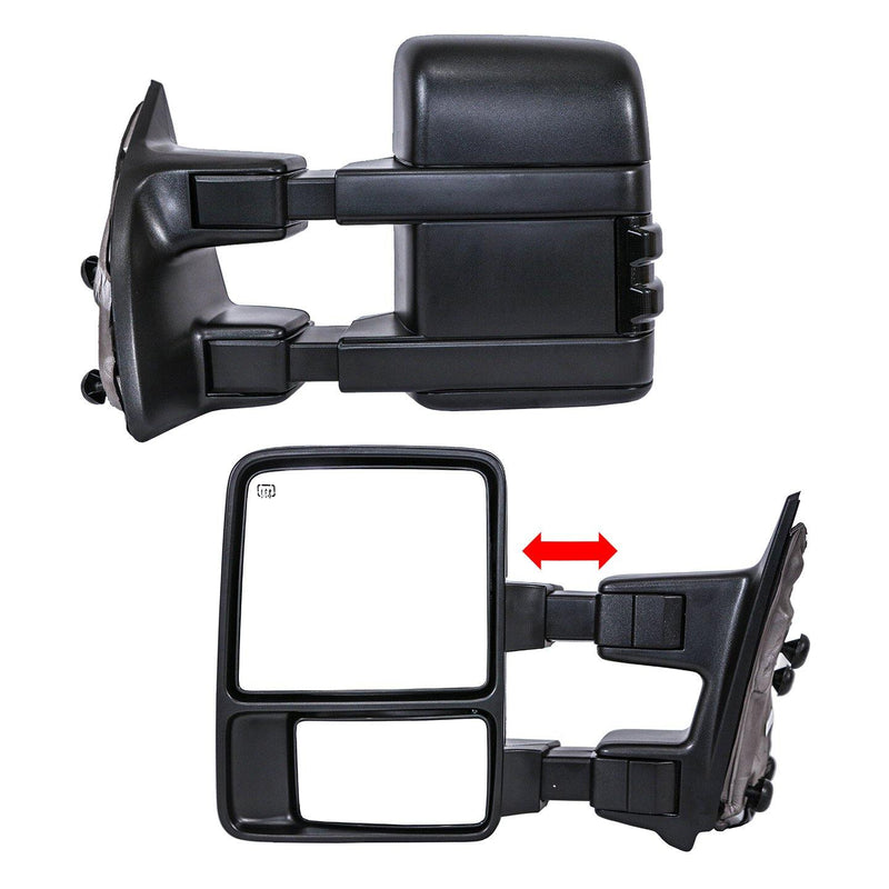 Towing Mirrors 1999-2007 Ford F250/F350/F450/F550 - Galaxy Auto CA