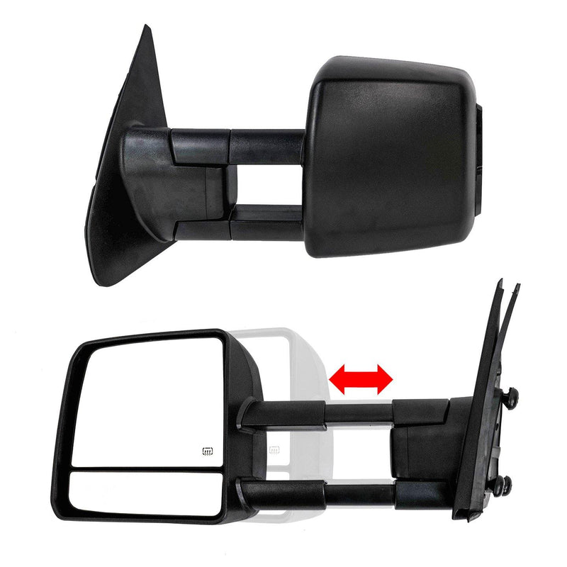 Towing Mirrors for 2007-17 Toyota Tundra - Galaxy Auto CA