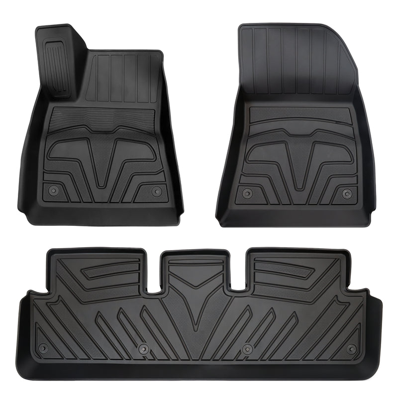 All Weather Floor Mats for 2017-23 Tesla Model 3 (4 Piece Set)