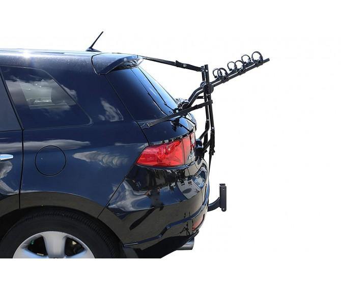Trunk Mount Bike Rack - Fits Most Sedans/SUVs/Hatchbacks (3-Bike Capacity) - Galaxy Auto CA